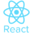 logo em azul do react native
